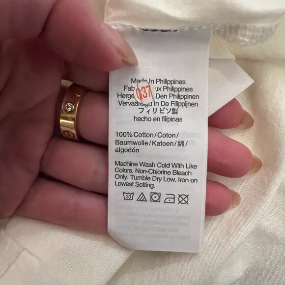 J. CREW White Jersey Turtleneck - 100% Cotton - XXS - NEVER WORN - Picture 6 of 7